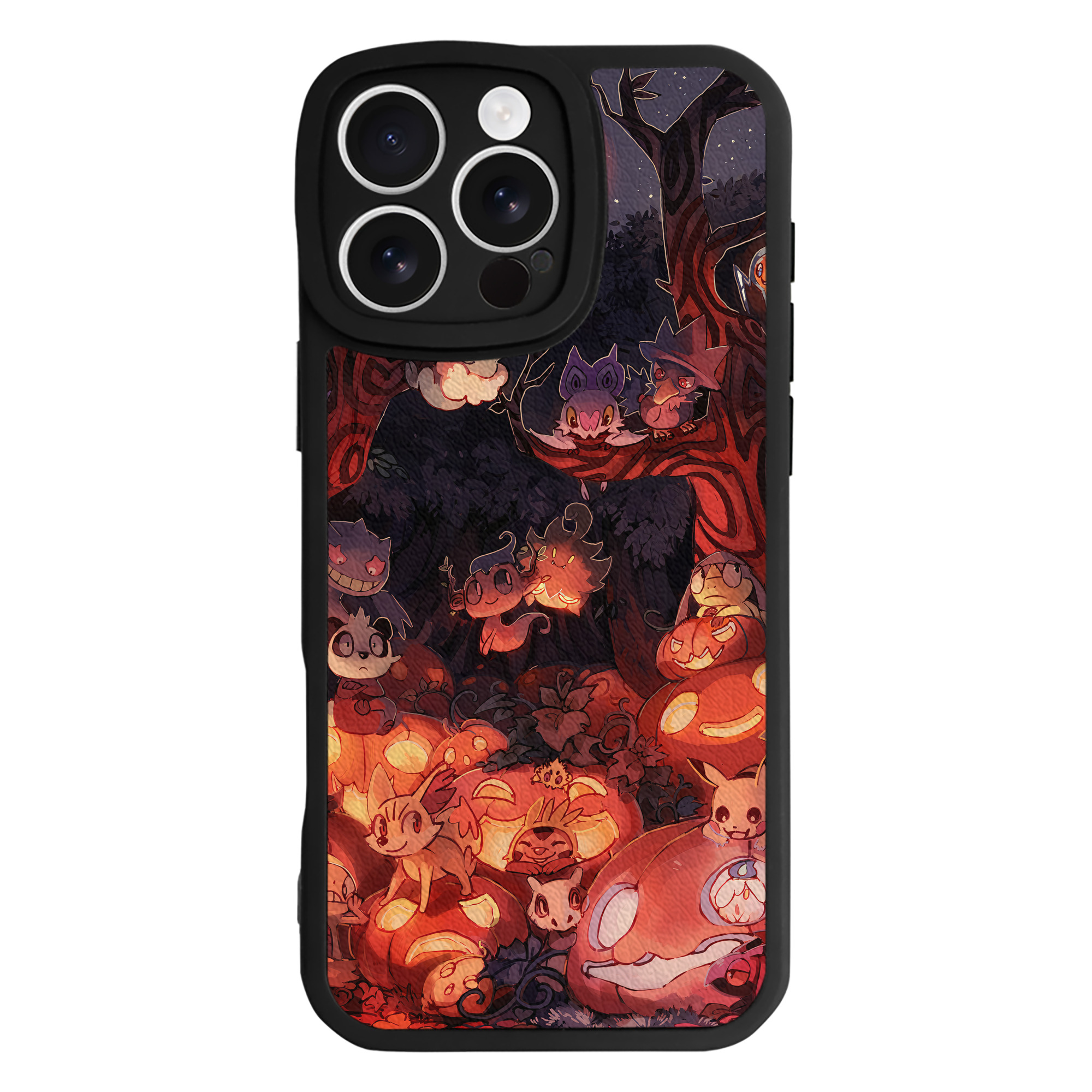 （画像用） ポケットモンスター Pokémon 【iPhone 16シリーズ対応】シリコンスマホケース（レザー調） 材質：シリコン
